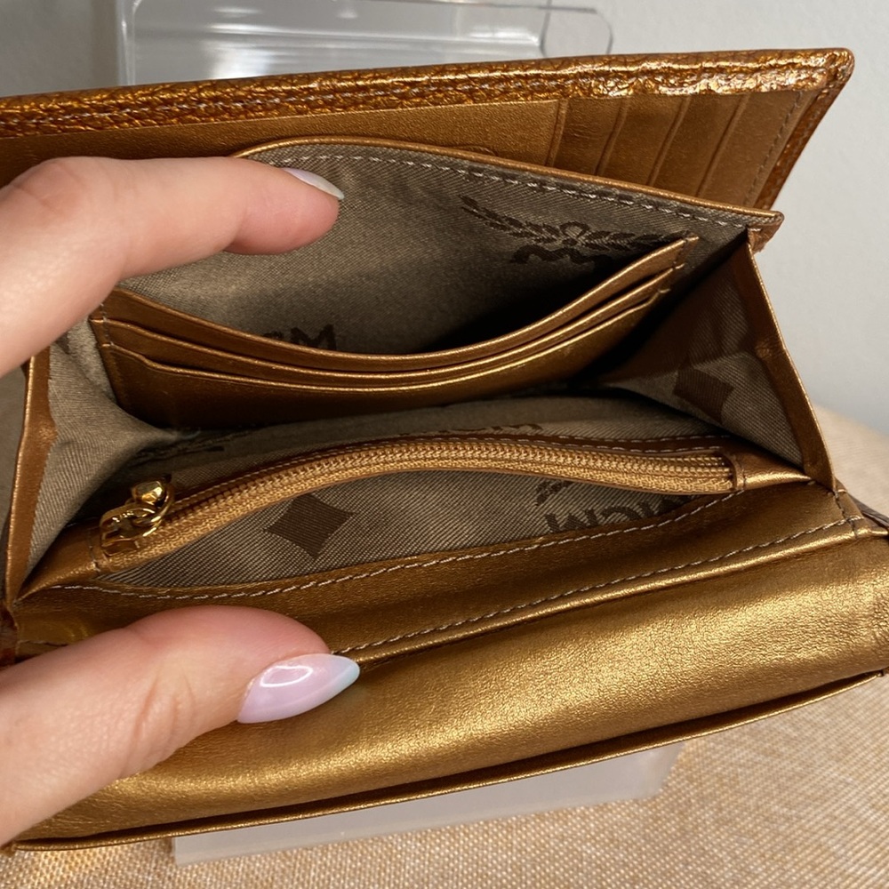 Authentic Mcm Tri-Fold Wallet - image 4